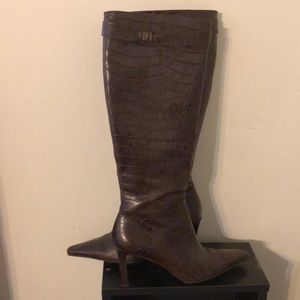 Ralph Lauren Croc Boots